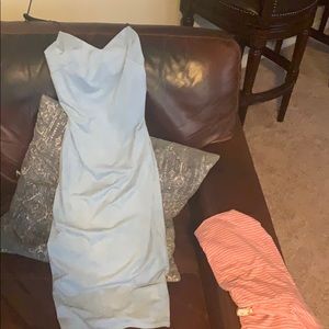 Baby blue bodycon dress